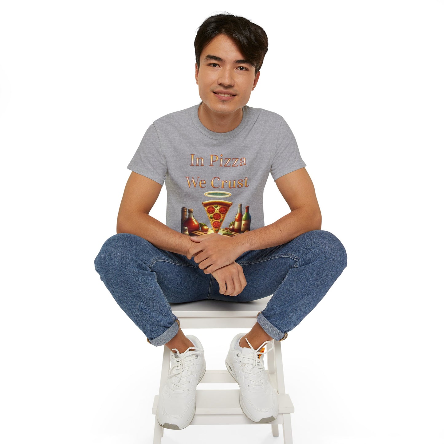 "In Pizza We Crust" - Unisex Ultra Cotton Tee