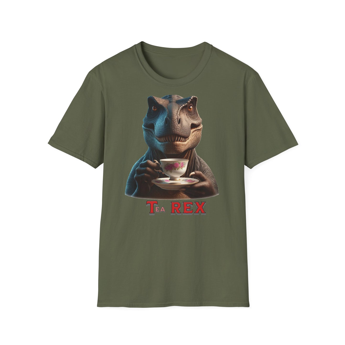 " Tea - Rex " Unisex Softstyle T-Shirt