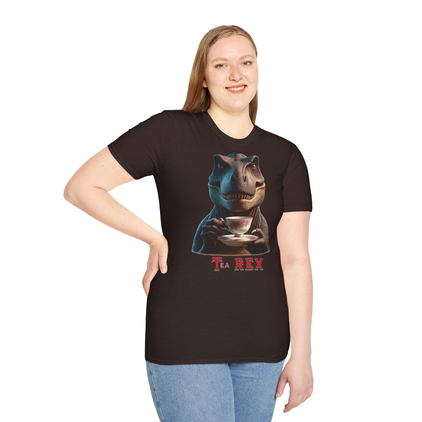 " Tea - Rex " Unisex Softstyle T-Shirt