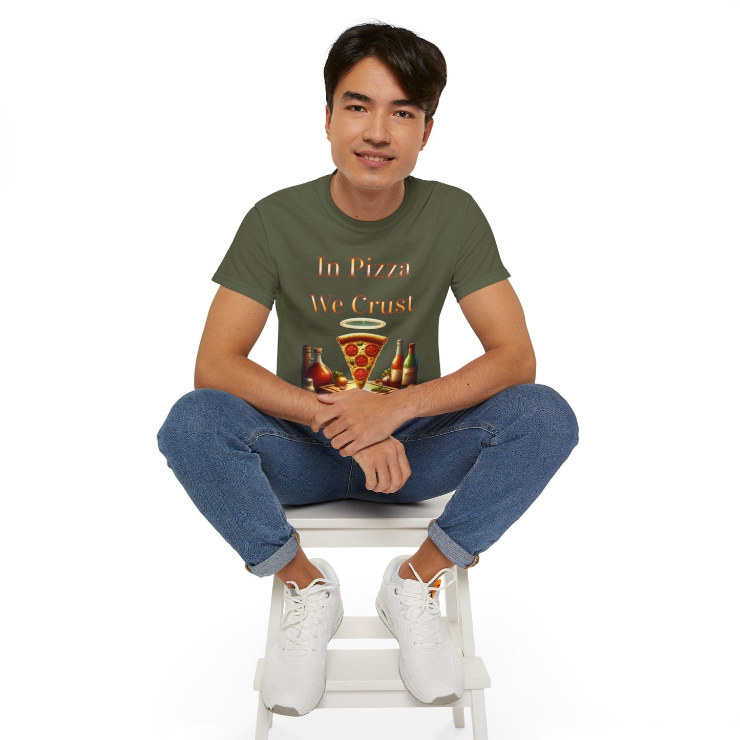 "In Pizza We Crust" - Unisex Ultra Cotton Tee