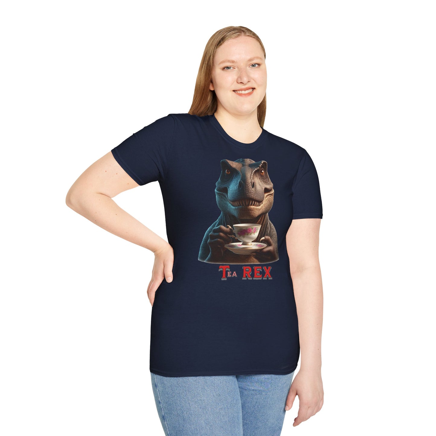 " Tea - Rex " Unisex Softstyle T-Shirt