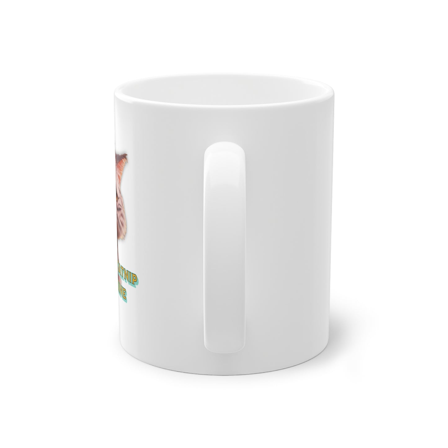 "Running on Catnip and Caffeine" - Standard Mug, 11oz