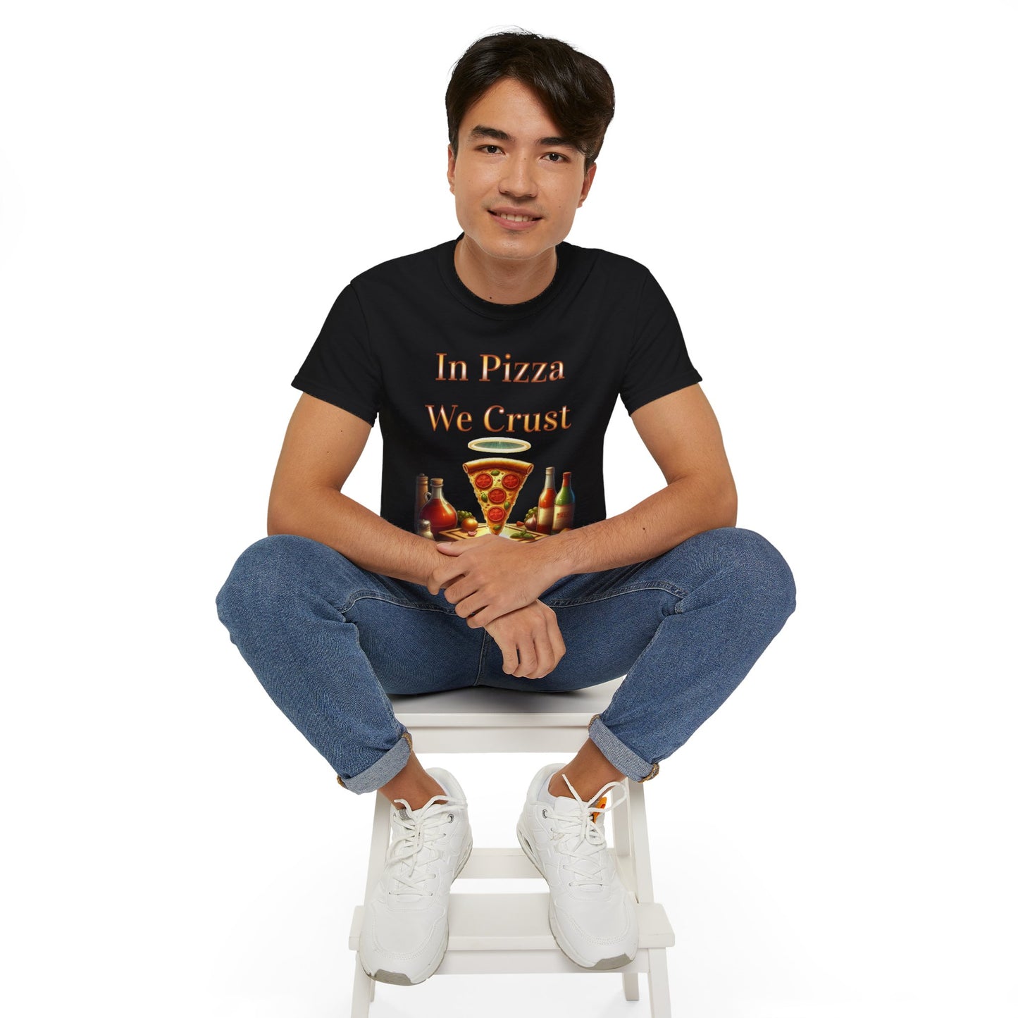 "In Pizza We Crust" - Unisex Ultra Cotton Tee