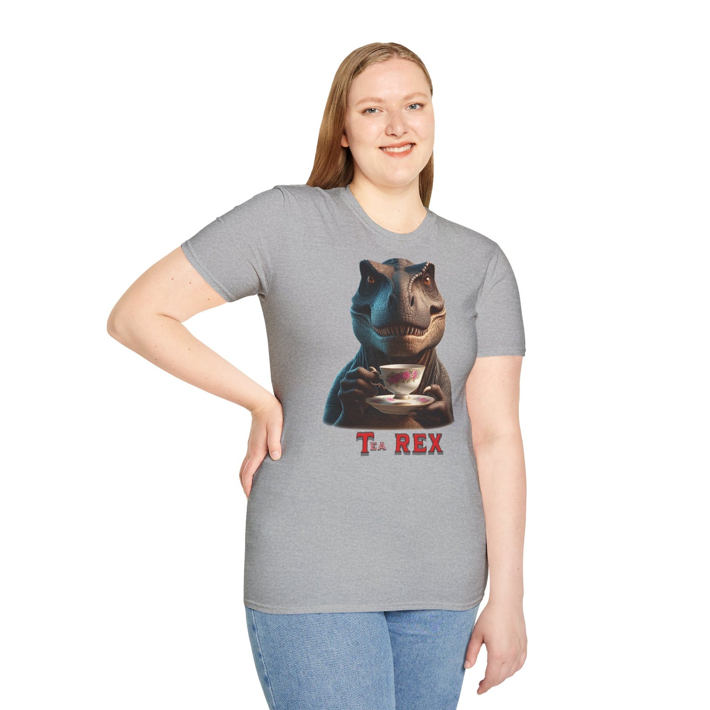 " Tea - Rex " Unisex Softstyle T-Shirt