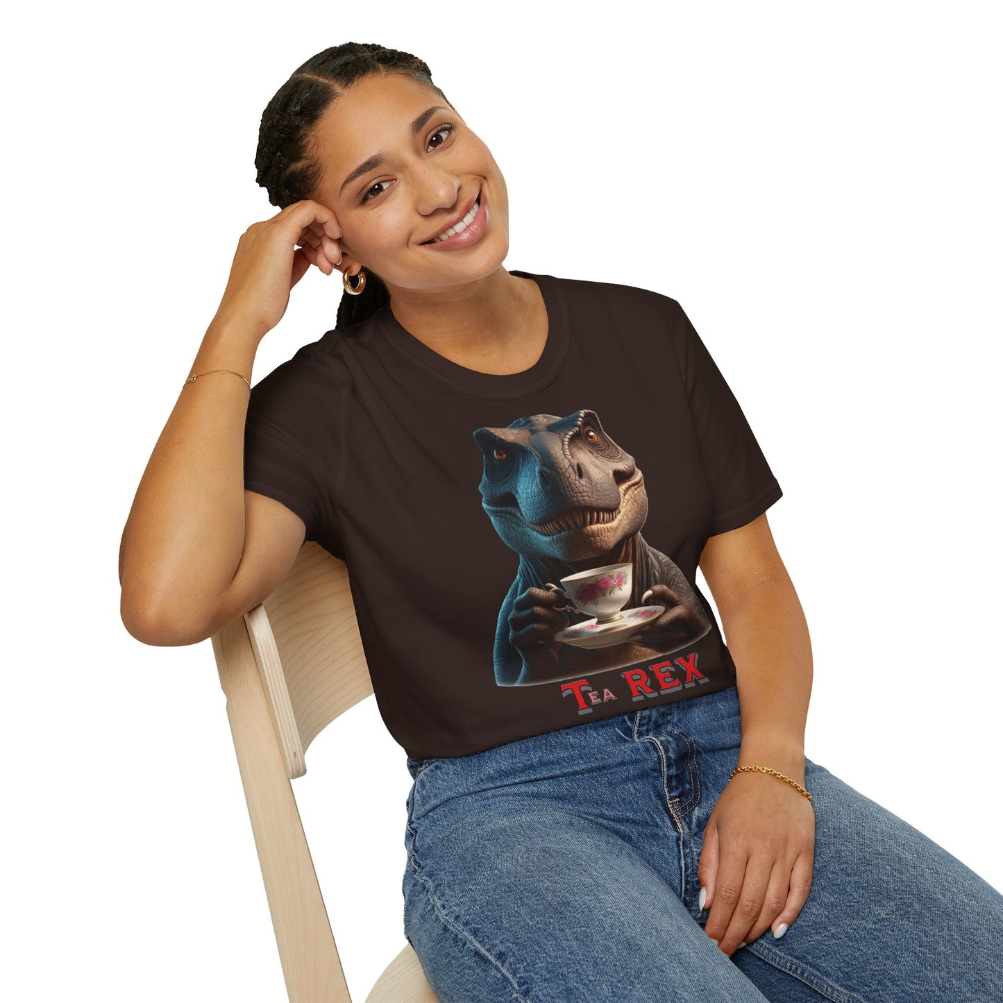 " Tea - Rex " Unisex Softstyle T-Shirt