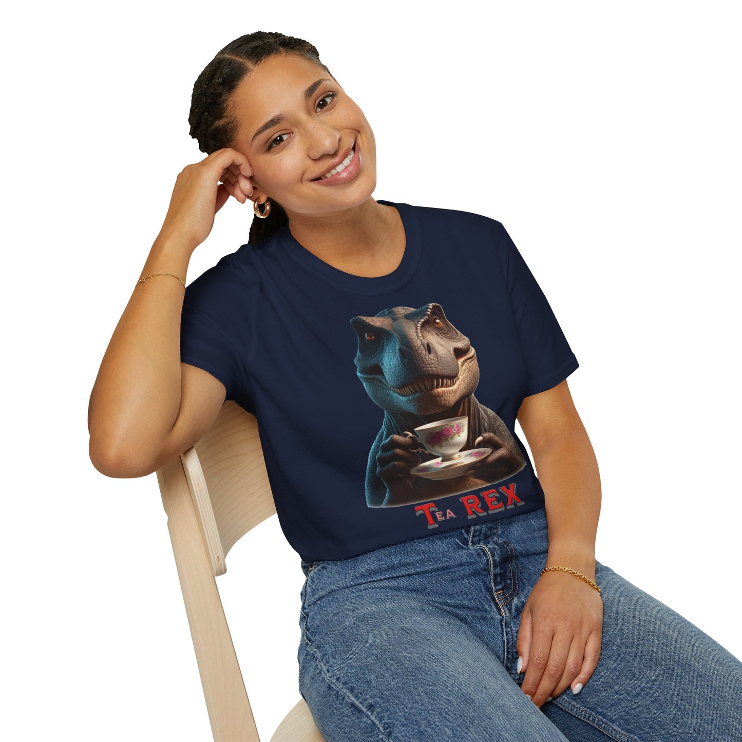 " Tea - Rex " Unisex Softstyle T-Shirt