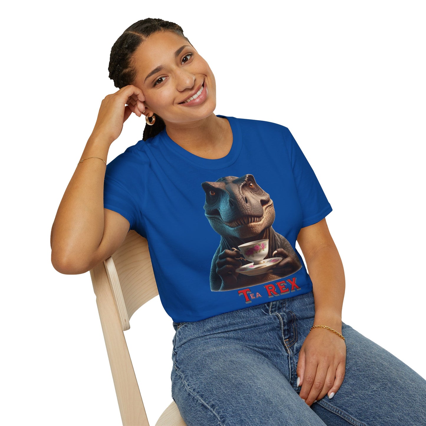" Tea - Rex " Unisex Softstyle T-Shirt
