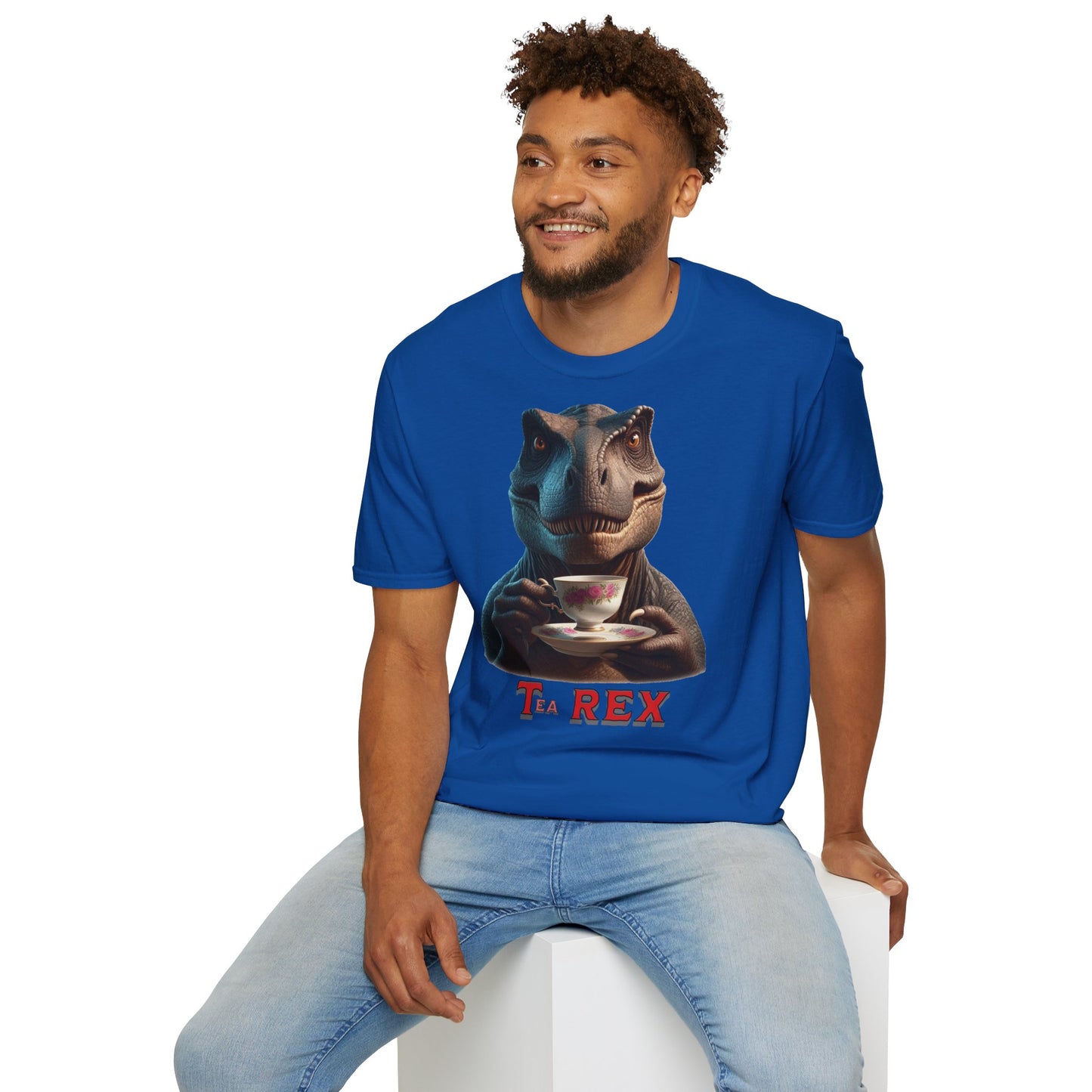 " Tea - Rex " Unisex Softstyle T-Shirt