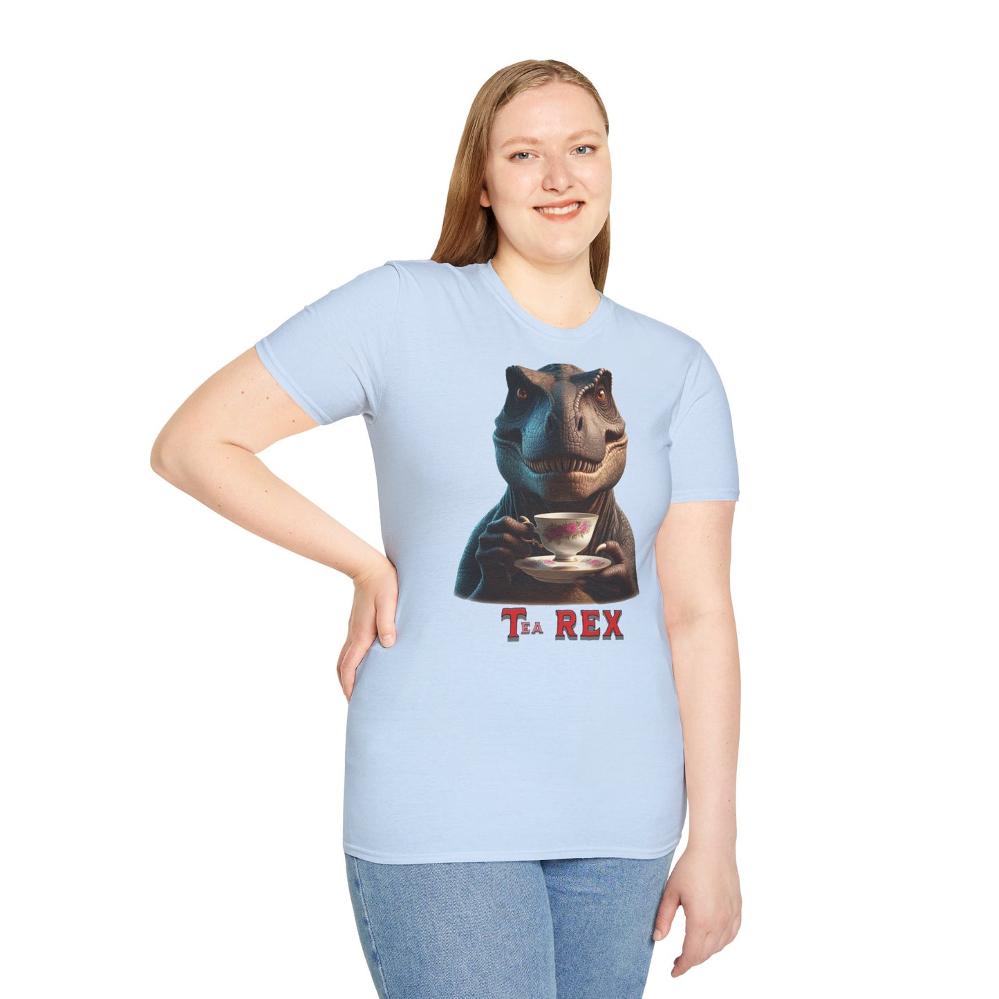 " Tea - Rex " Unisex Softstyle T-Shirt