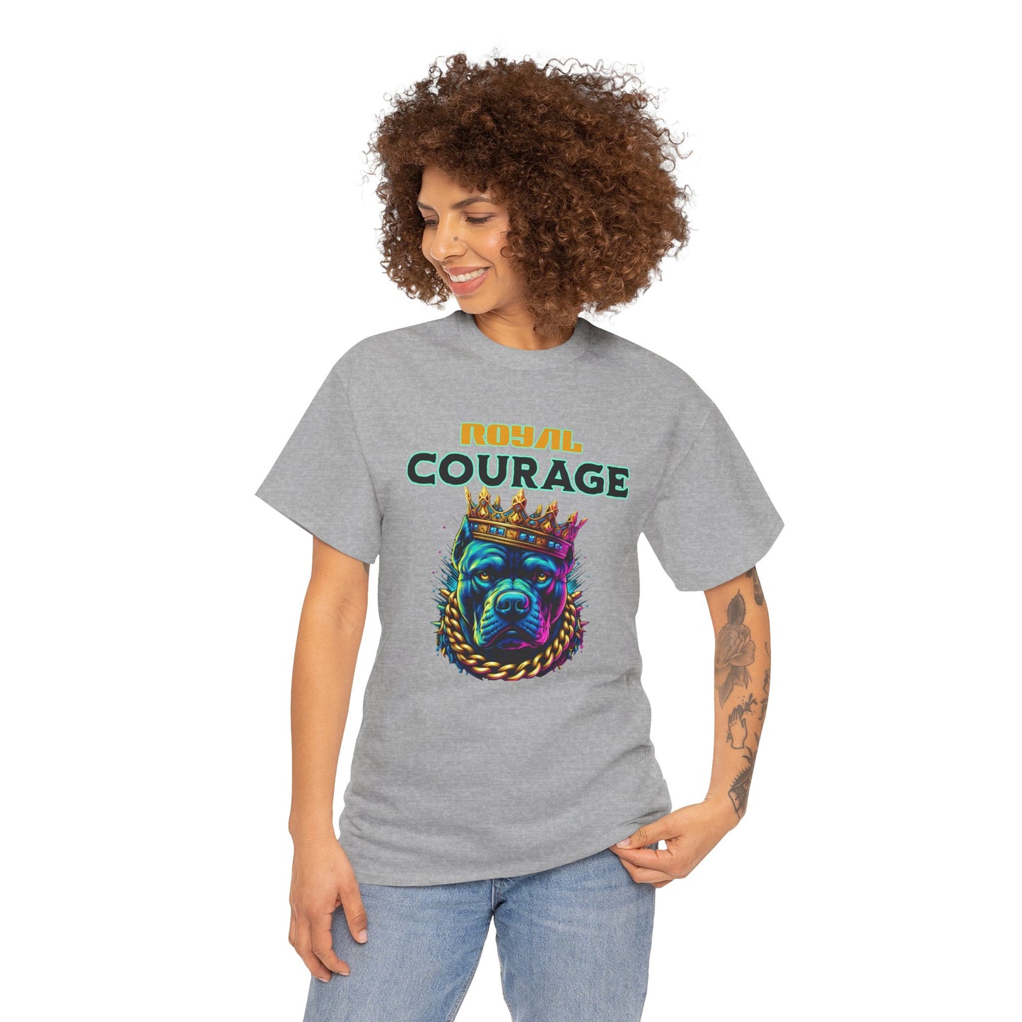 "Royal Courage"  - Unisex Heavy Cotton Tee