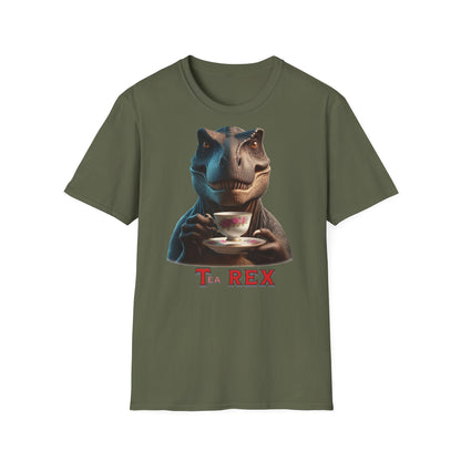 " Tea - Rex "  Unisex Softstyle T-Shirt