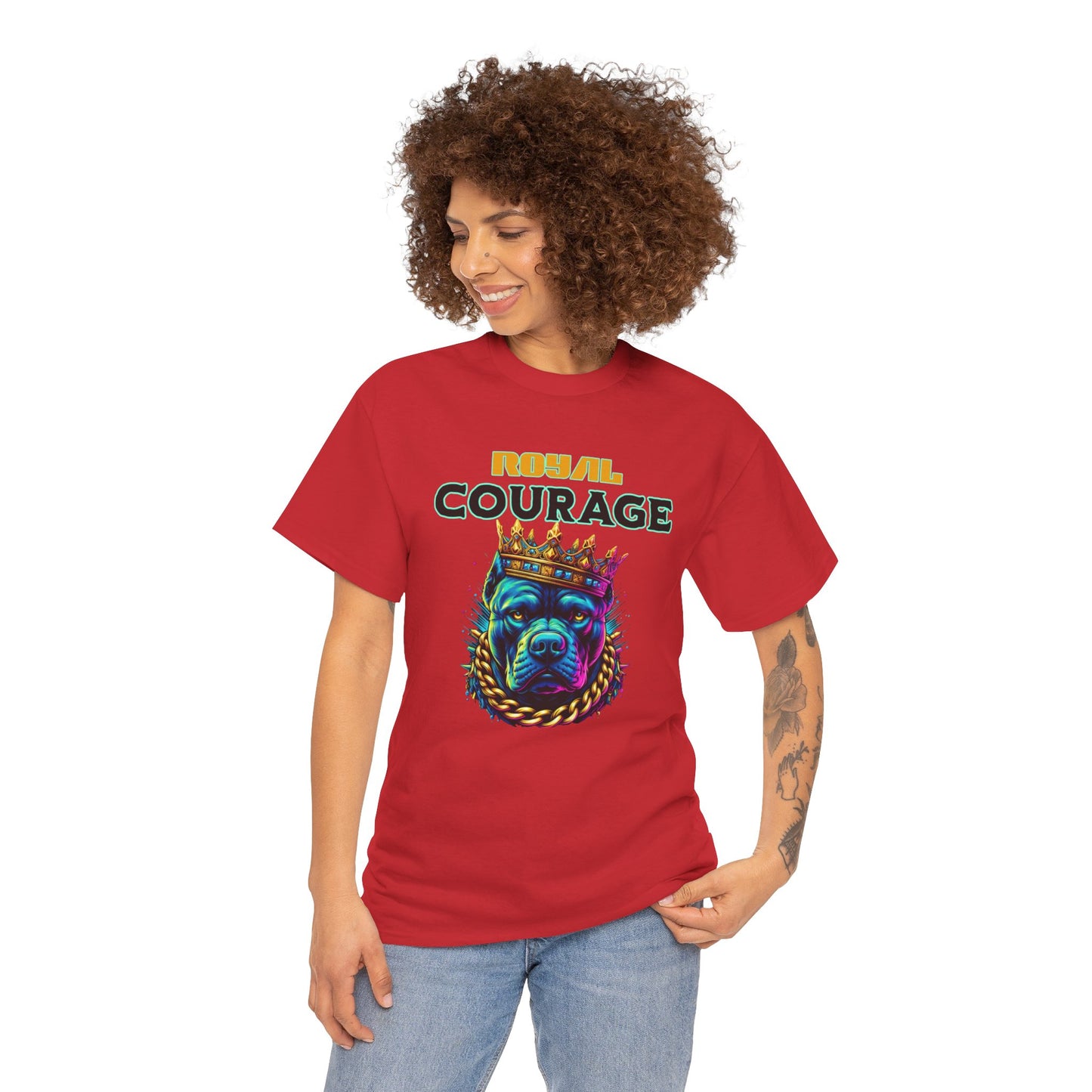 "Royal Courage"  - Unisex Heavy Cotton Tee