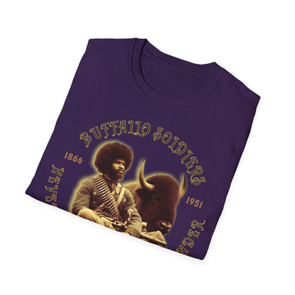 "Buffalo Soldier - Never Forget - Never Surrender" - Unisex Softstyle T-Shirt