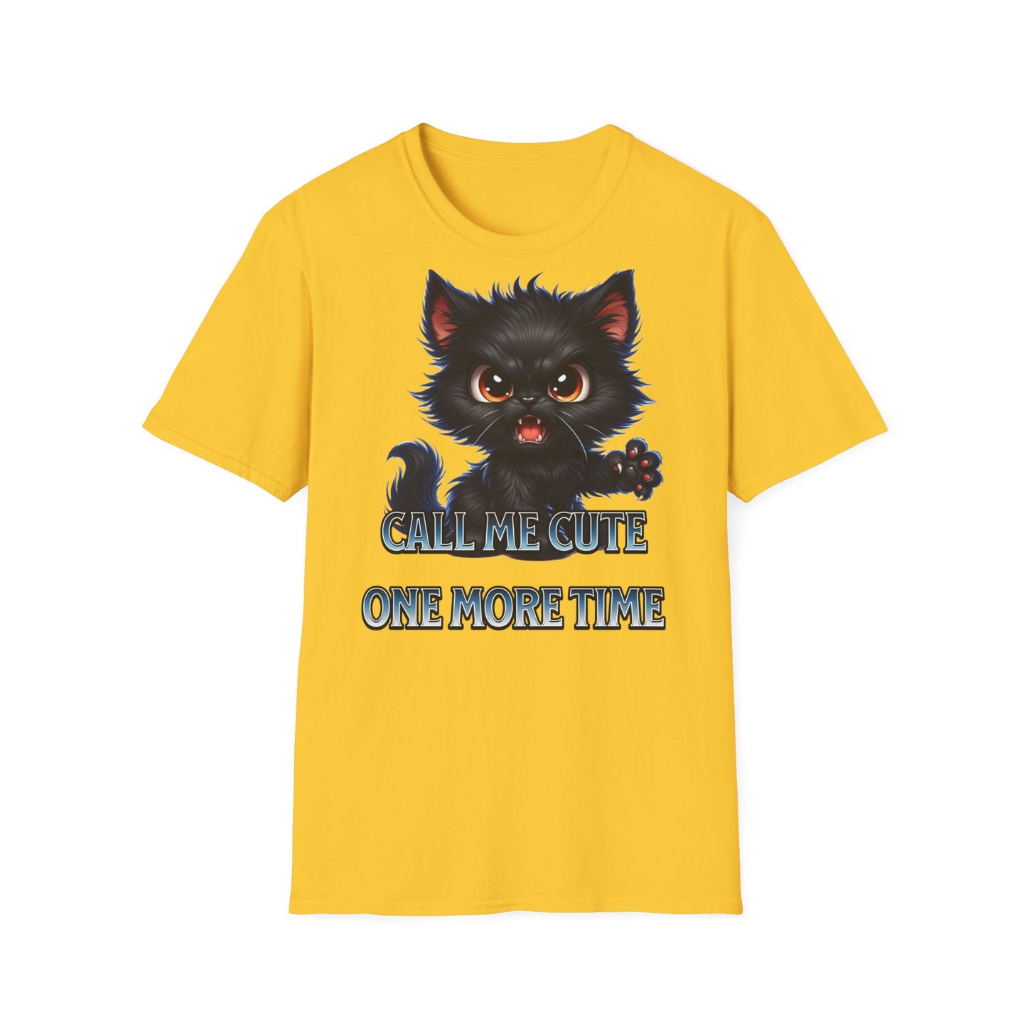 "Call me cute one more time" - Unisex Softstyle T-Shirt