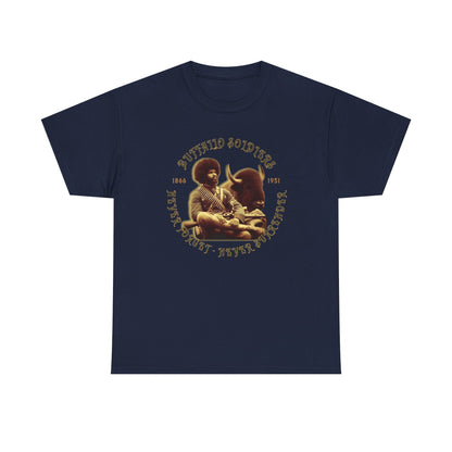 Copy of Buffalo Soldiers 'Never Forget' Tee — Vintage Military Tribute T-Shirt