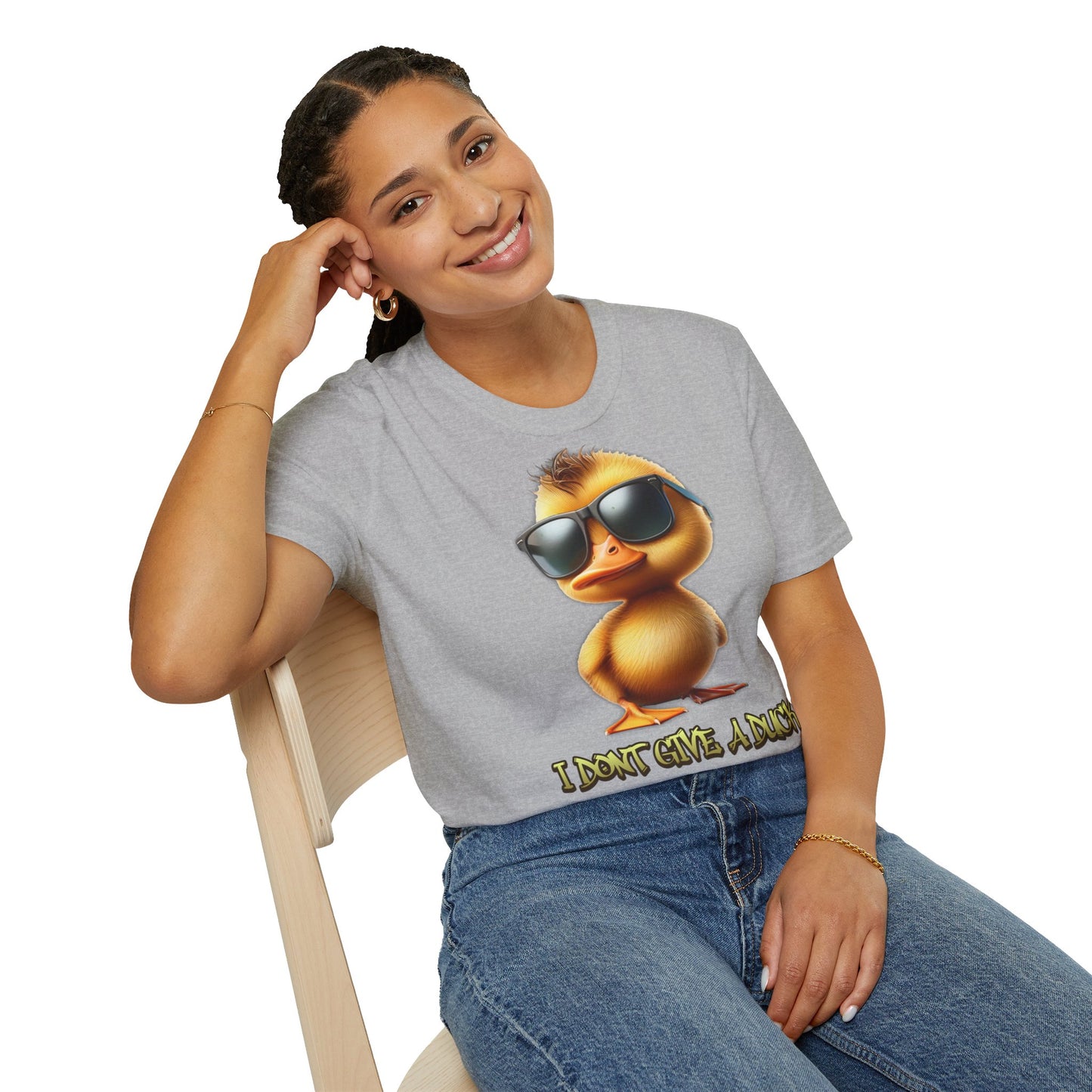 " I dont give a duck " Unisex Softstyle T-Shirt