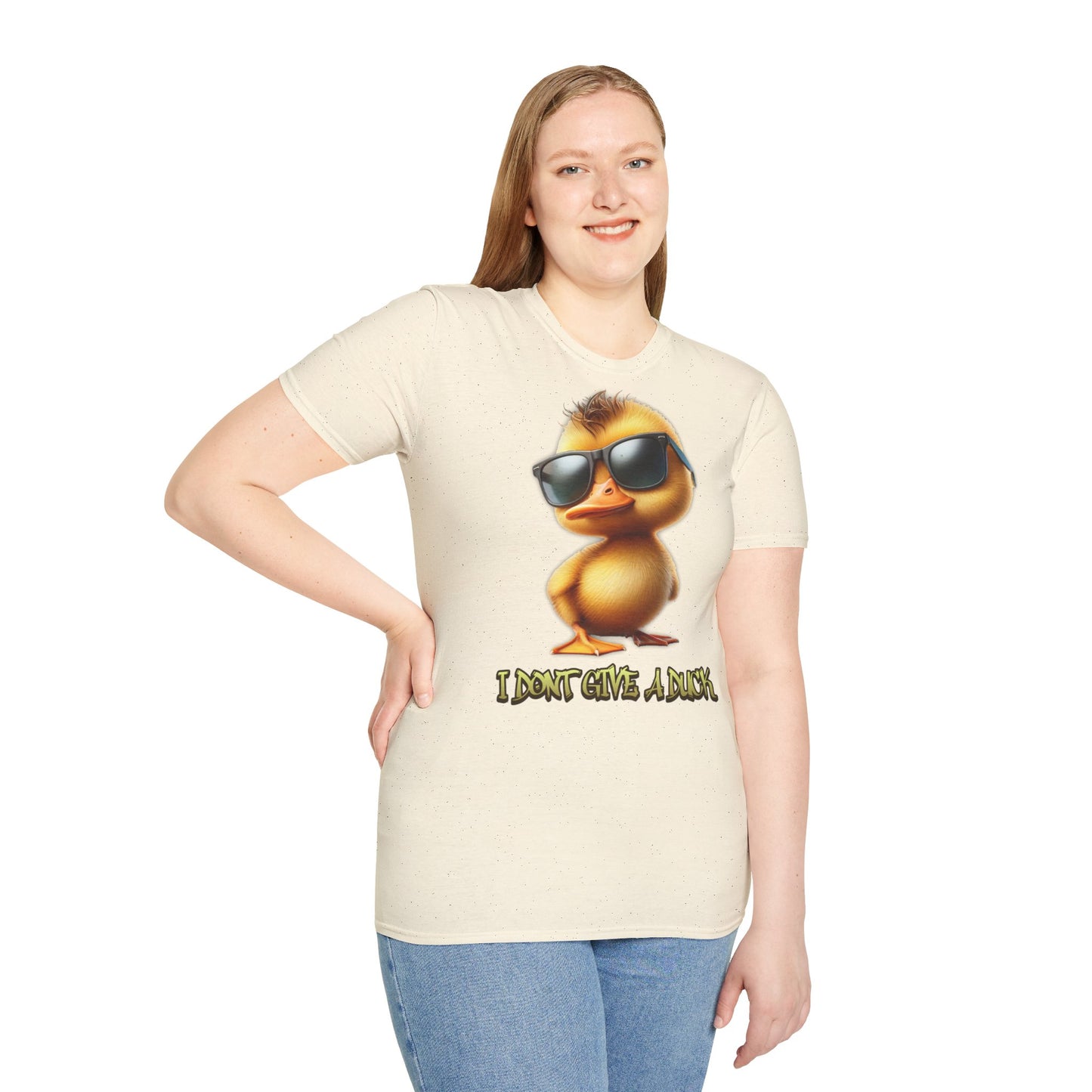 " I dont give a duck " Unisex Softstyle T-Shirt