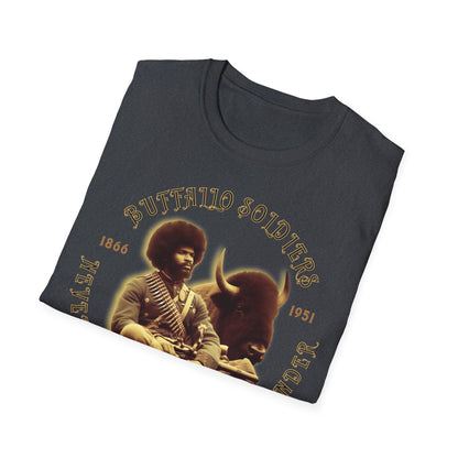 "Buffalo Soldier - Never Forget - Never Surrender" - Unisex Softstyle T-Shirt