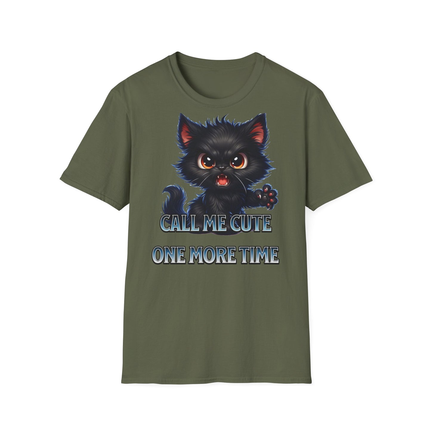 "Call me cute one more time" - Unisex Softstyle T-Shirt