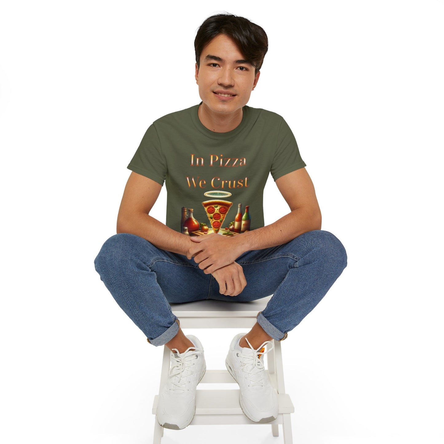 "In Pizza We Crust"  - Unisex Ultra Cotton Tee