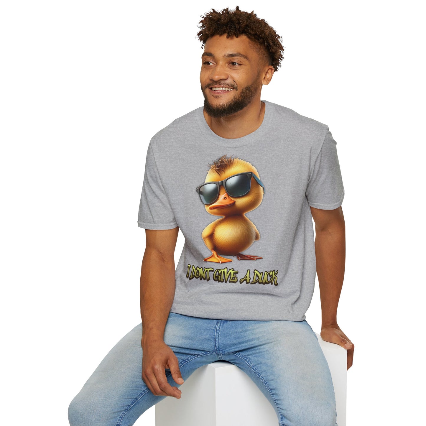 " I dont give a duck " Unisex Softstyle T-Shirt