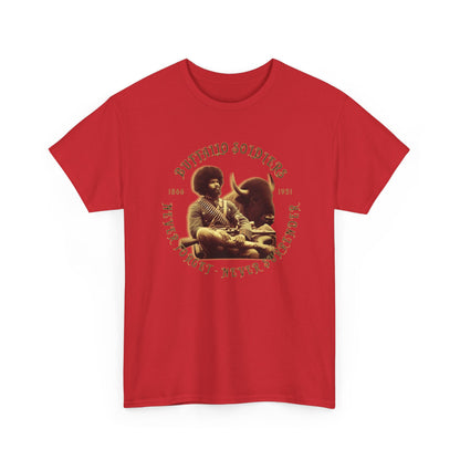 Copy of Buffalo Soldiers 'Never Forget' Tee — Vintage Military Tribute T-Shirt