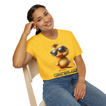 " I dont give a duck " Unisex Softstyle T-Shirt