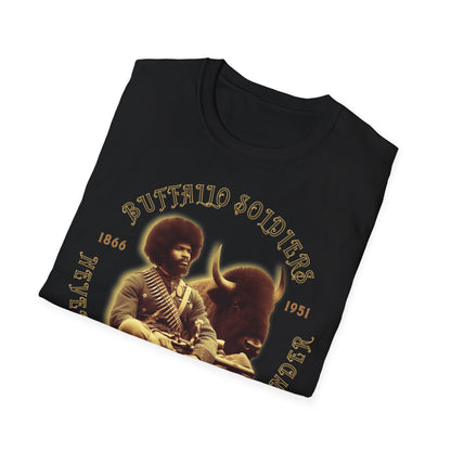 "Buffalo Soldier - Never Forget - Never Surrender" - Unisex Softstyle T-Shirt