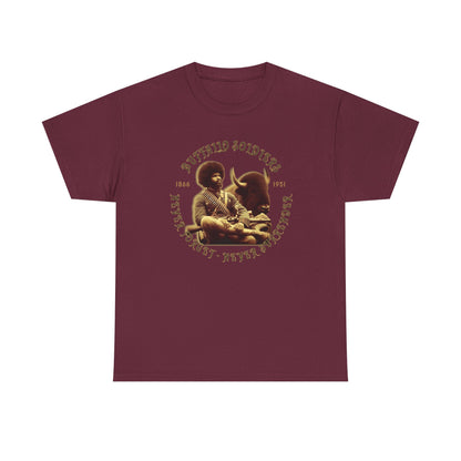 Copy of Buffalo Soldiers 'Never Forget' Tee — Vintage Military Tribute T-Shirt