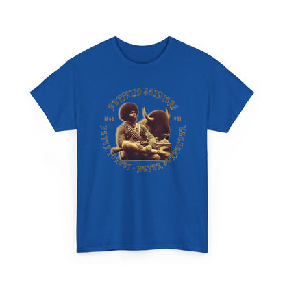 Copy of Buffalo Soldiers 'Never Forget' Tee — Vintage Military Tribute T-Shirt