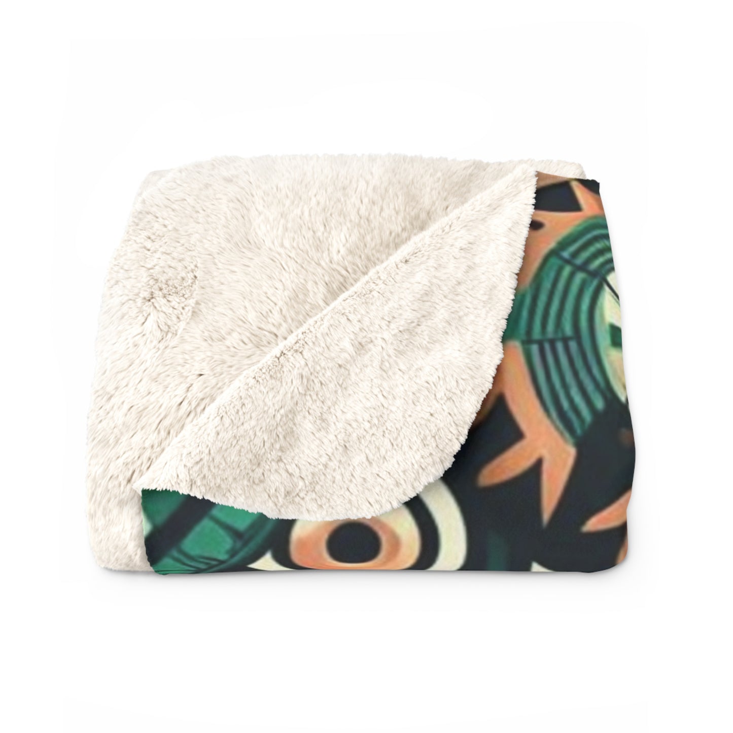 Westafrican pattern inspired  - Sherpa Fleece Blanket