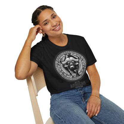 African Power " Buffallo " - Unisex Softstyle T-Shirt