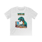 "Byte Me!" Tech-Savvy Dinosaur - Kids Softstyle Tee