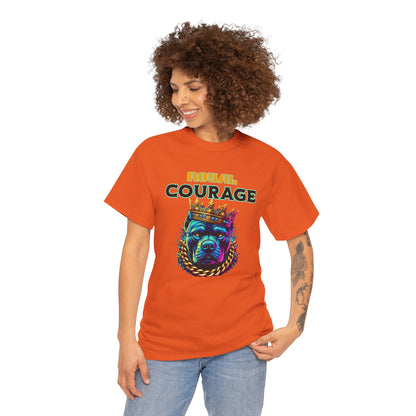 "Royal Courage"  - Unisex Heavy Cotton Tee