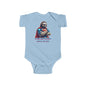 "Slow and Steady Saves the Day" Superhero Sloth Infant Fine Jersey Bodysuit