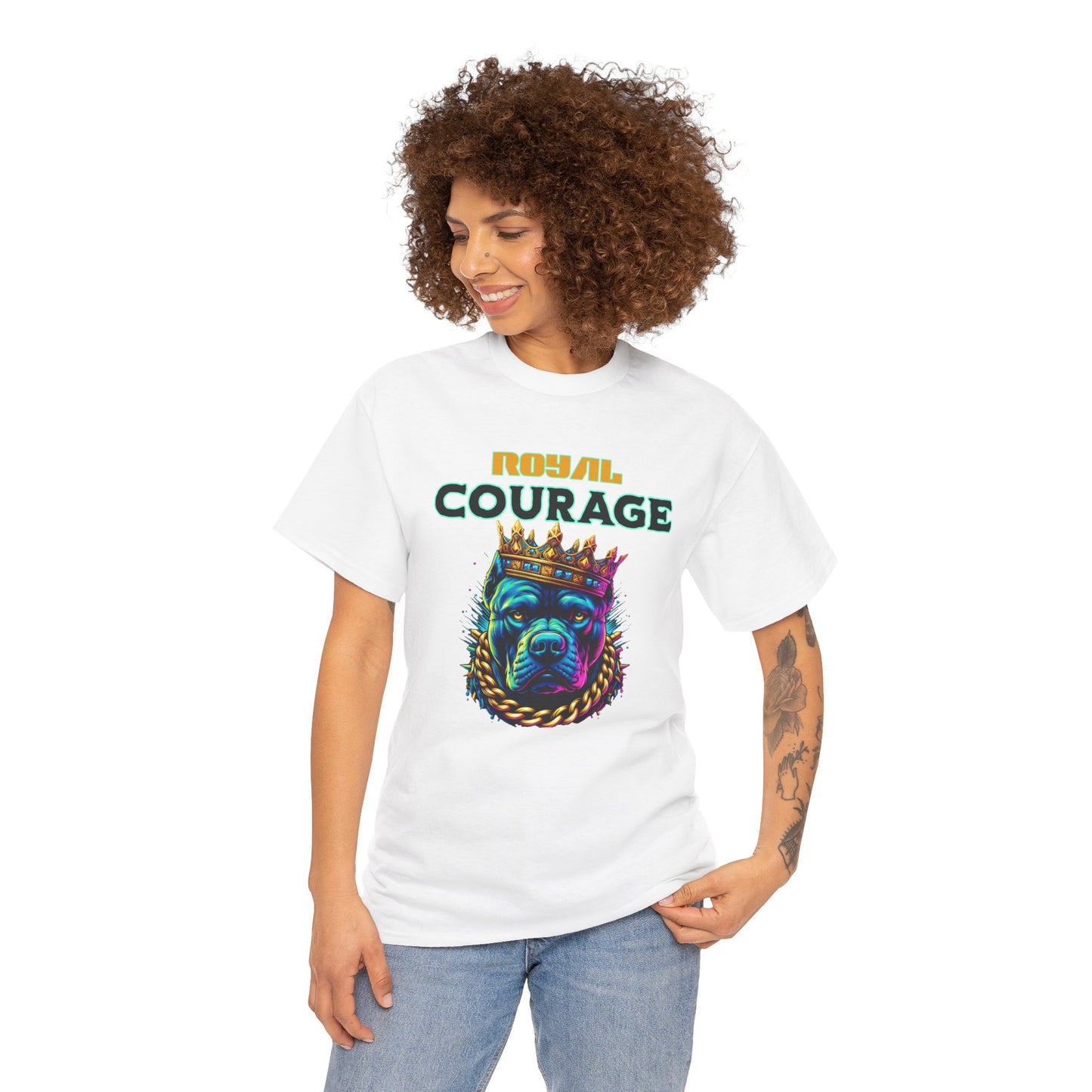 "Royal Courage"  - Unisex Heavy Cotton Tee