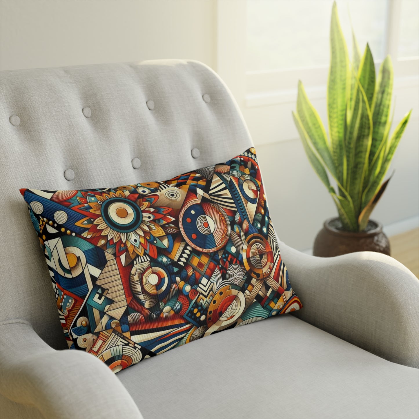 Westafrican pattern inspired Cushion