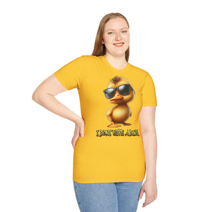 " I dont give a duck " Unisex Softstyle T-Shirt