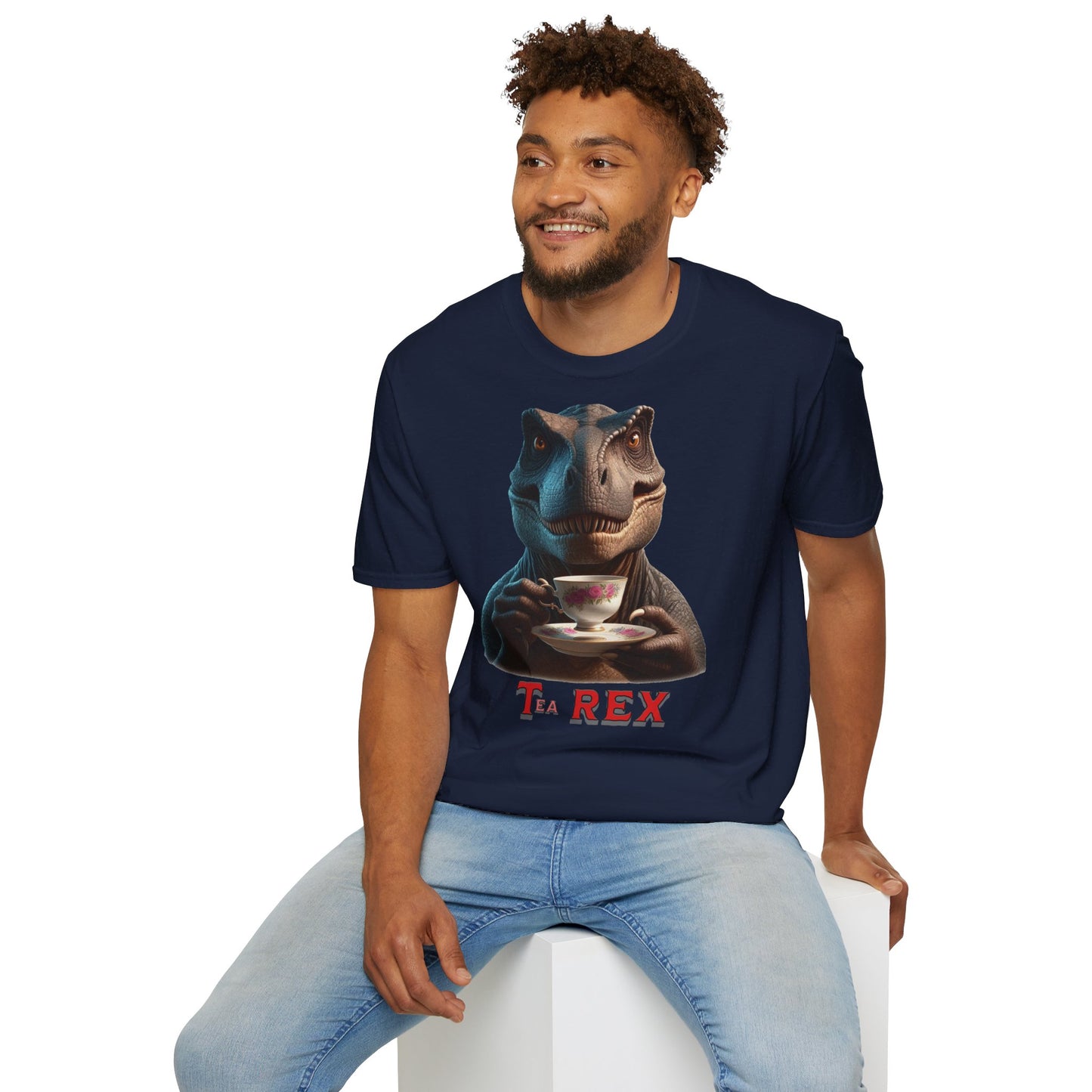 " Tea - Rex "  Unisex Softstyle T-Shirt