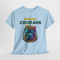 "Royal Courage"  - Unisex Heavy Cotton Tee