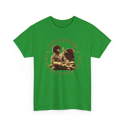 Copy of Buffalo Soldiers 'Never Forget' Tee — Vintage Military Tribute T-Shirt