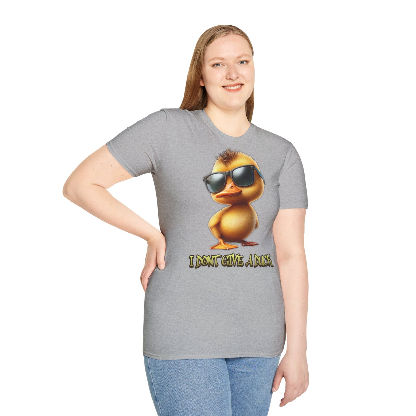 " I dont give a duck " Unisex Softstyle T-Shirt