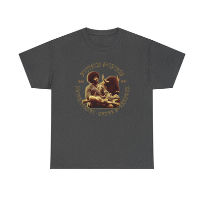 Copy of Buffalo Soldiers 'Never Forget' Tee — Vintage Military Tribute T-Shirt