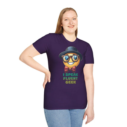 "I Speak Fluent Geek" - Unisex Softstyle T-Shirt