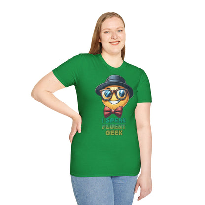 "I Speak Fluent Geek" - Unisex Softstyle T-Shirt