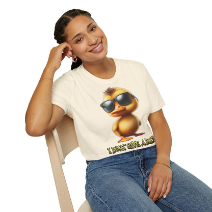 " I dont give a duck " Unisex Softstyle T-Shirt