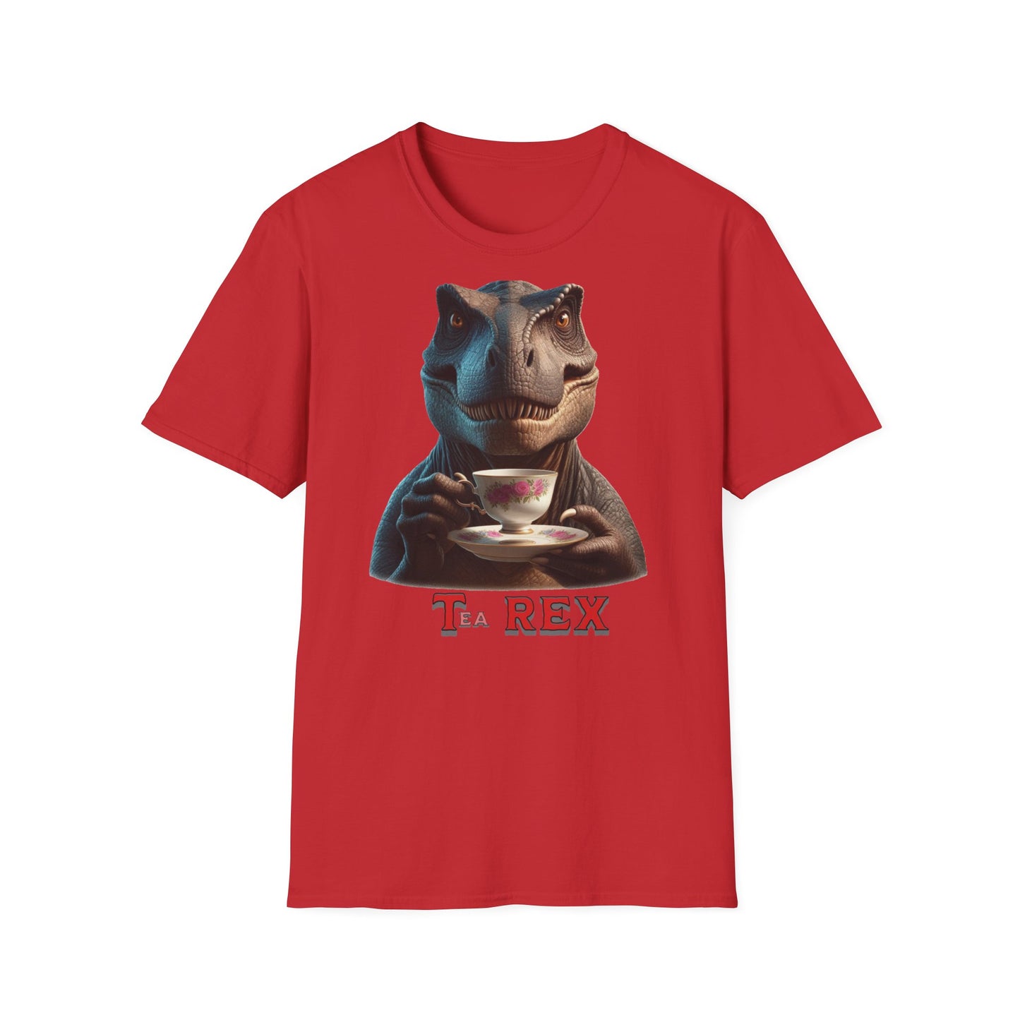 " Tea - Rex "  Unisex Softstyle T-Shirt