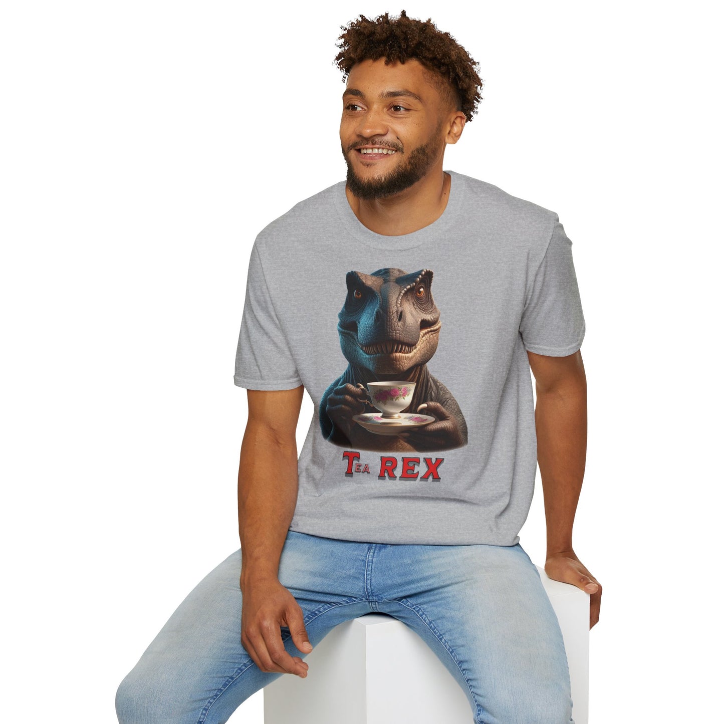 " Tea - Rex "  Unisex Softstyle T-Shirt