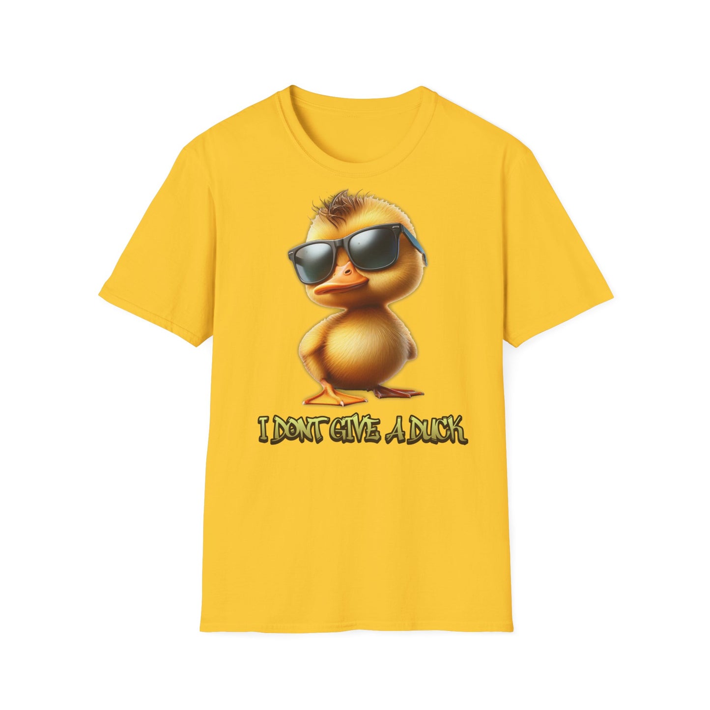 " I dont give a duck " Unisex Softstyle T-Shirt