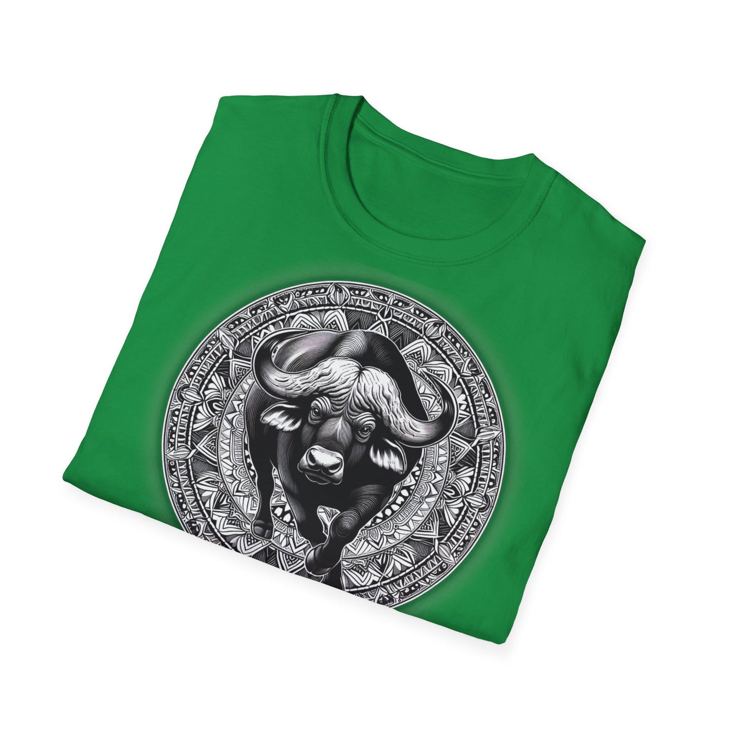 African Power " Buffallo " - Unisex Softstyle T-Shirt